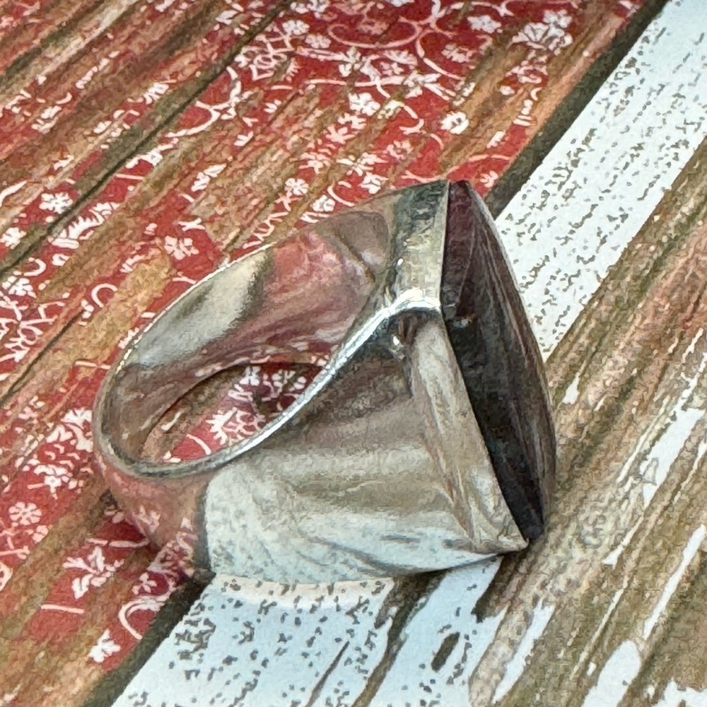 Crazy Lace Agate Silver Ring - image 5